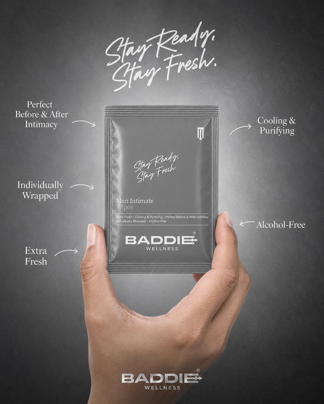 Baddie Men's Intimate Wipes